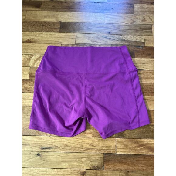 Cleo Harper Bike Shorts - Pink Purple Active Wear Athletic Gym Lounge Size Large - Picture 7 of 7